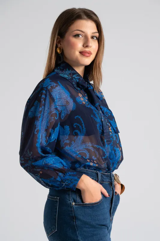 Shirt Tie Gold-threaded Lahore