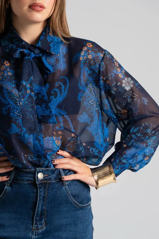 Shirt Tie Gold-threaded Lahore