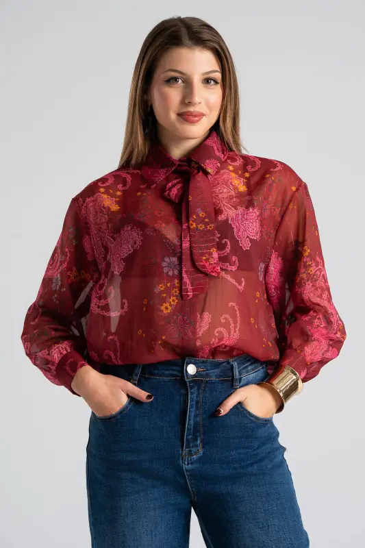 Shirt Tie Gold-threaded Lahore