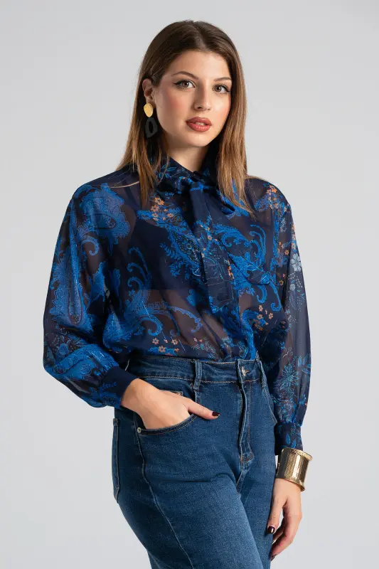 Shirt Tie Gold-threaded Lahore