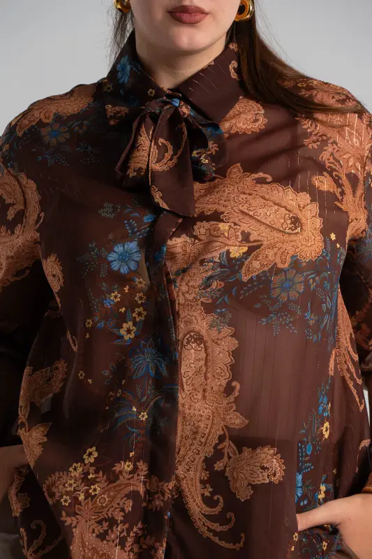 Shirt Tie Gold-threaded Lahore