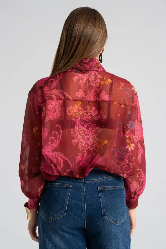 Shirt Tie Gold-threaded Lahore