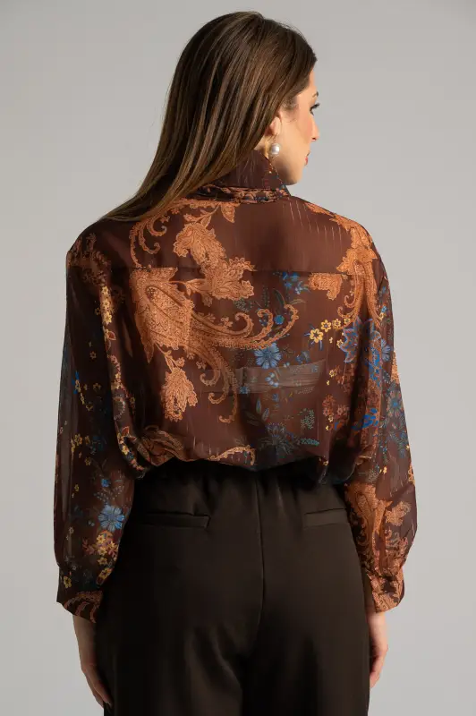 Πουκάμισο Γραβάτα Χρυσοκλωστή Λαχούρ