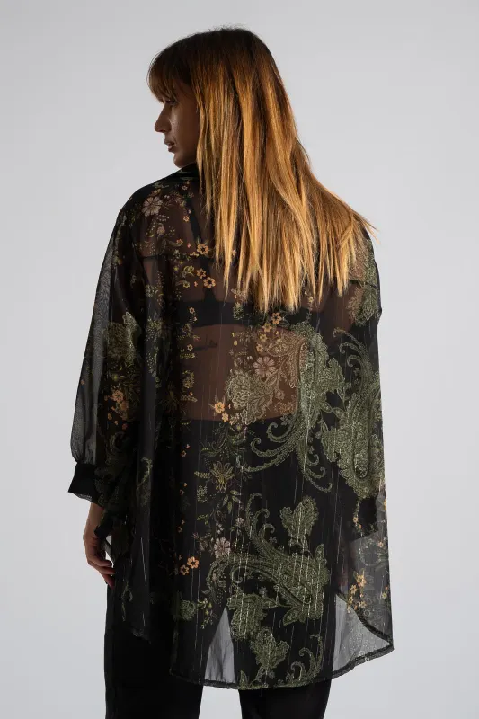 Shirt Tie Gold-threaded Lahore