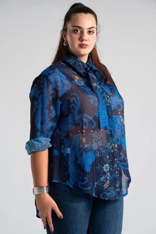 Shirt Tie Gold-threaded Lahore