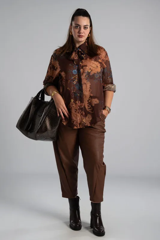 Shirt Tie Gold-threaded Lahore