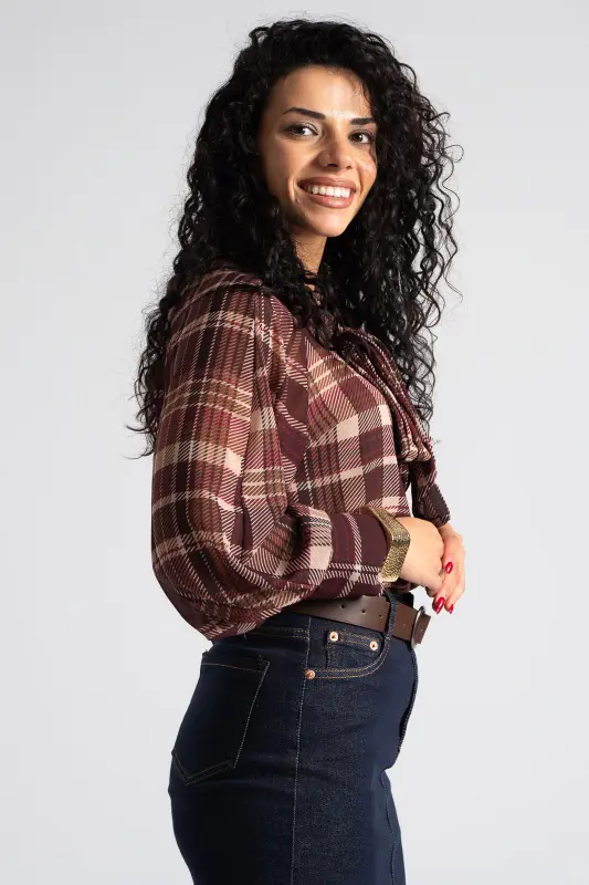 Πουκάμισο Καρό Δέσιμο