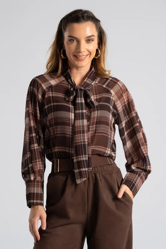 Πουκάμισο Καρό Δέσιμο