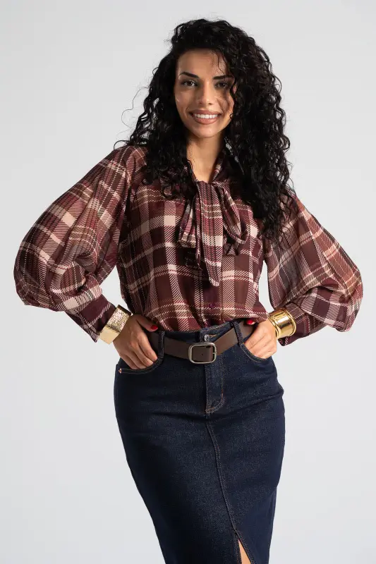 Πουκάμισο Καρό Δέσιμο