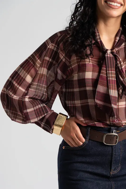 Πουκάμισο Καρό Δέσιμο