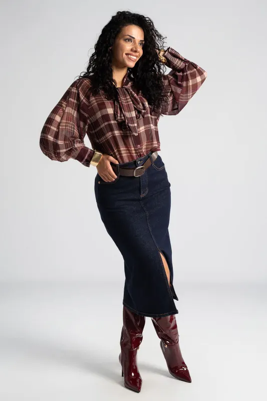 Πουκάμισο Καρό Δέσιμο