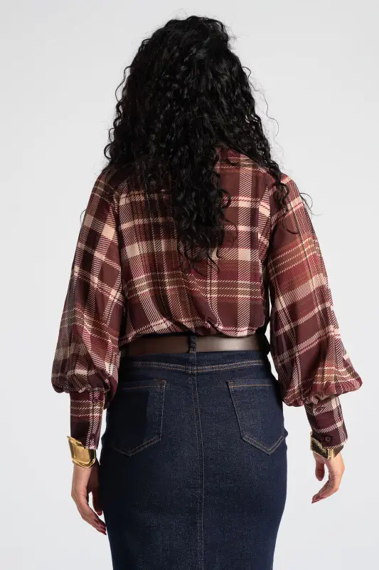 Πουκάμισο Καρό Δέσιμο