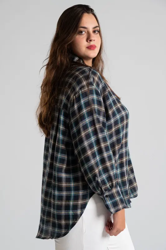 Checked Shirt Decorative Pins