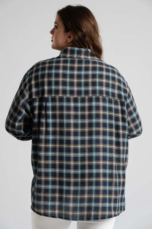 Checked Shirt Decorative Pins