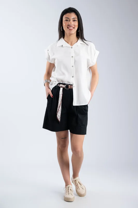 Shortsleeve Shirt With Collar