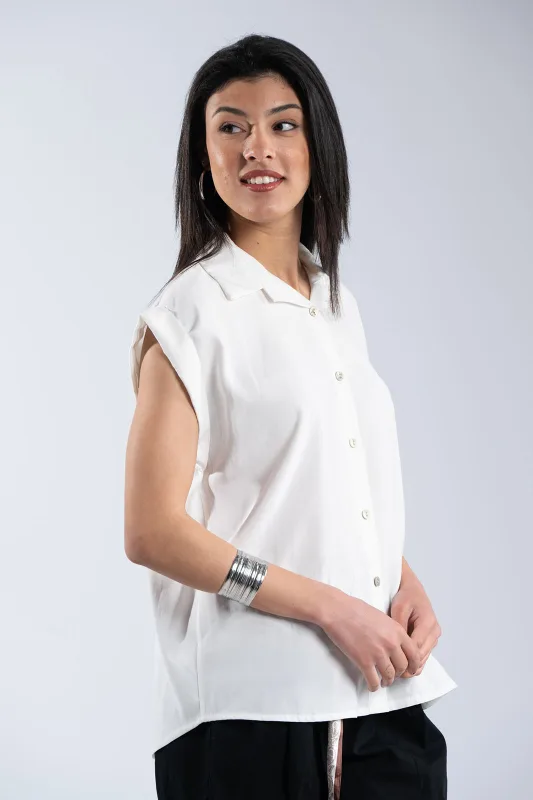 Shortsleeve Shirt With Collar