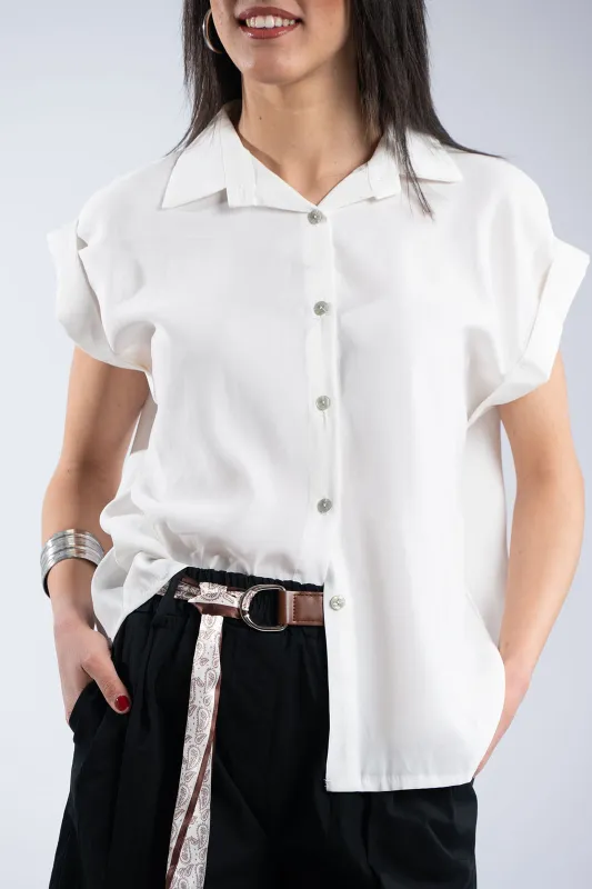 Shortsleeve Shirt With Collar