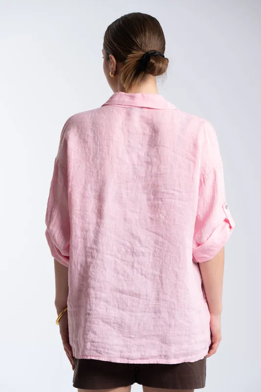 Πουκάμισο Λινό Floral