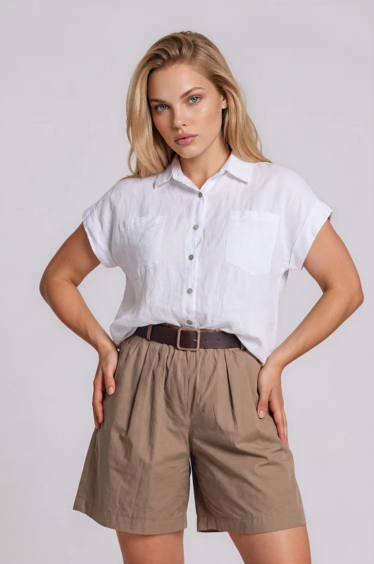 Shirt Linen Pockets