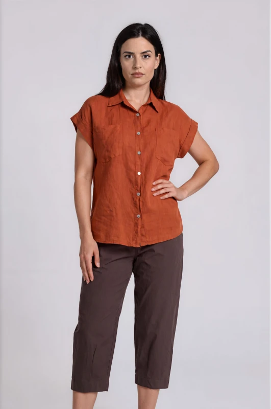 Shirt Linen Pockets