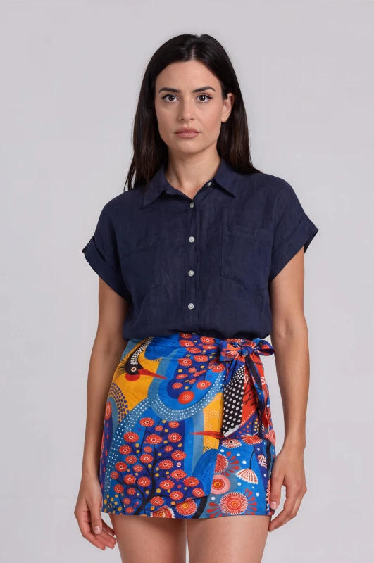 Shirt Linen Pockets