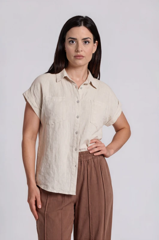 Shirt Linen Pockets