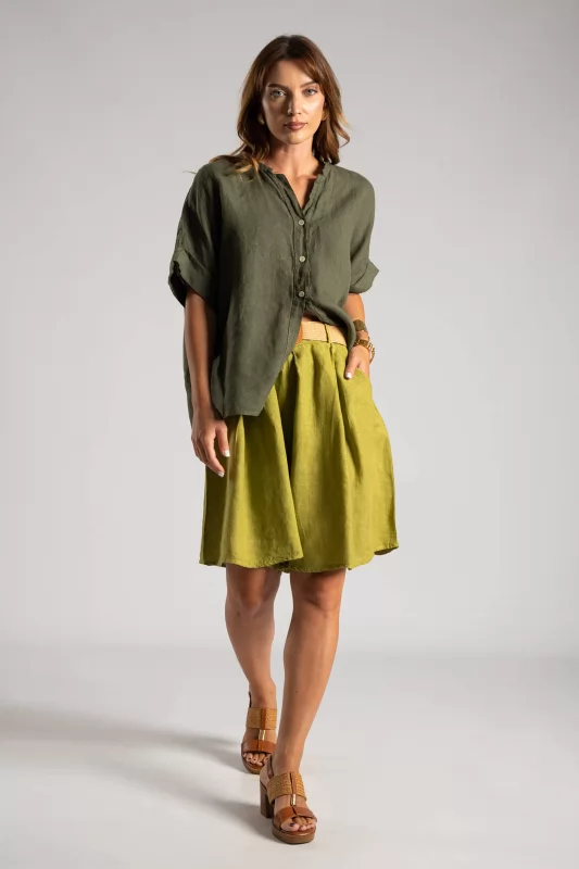Shirt Mao Linen