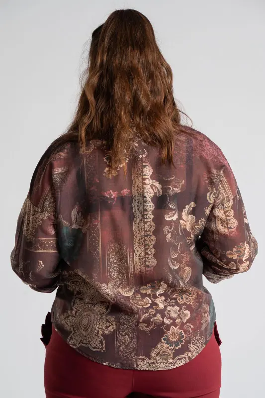 Shirt Mao Baroque Long Sleeve 