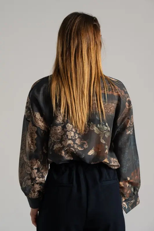 Πουκάμισο Mao Μπαρόκ Μακρύ Μανίκι