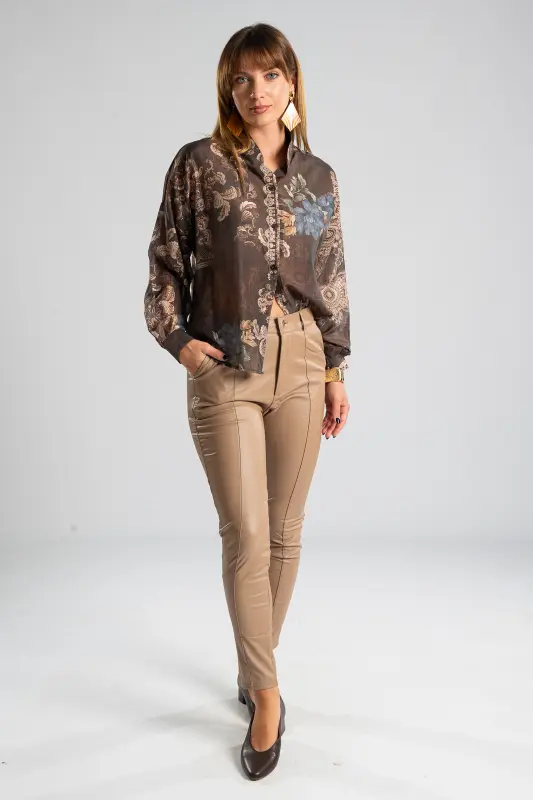 Shirt Mao Baroque Long Sleeve 