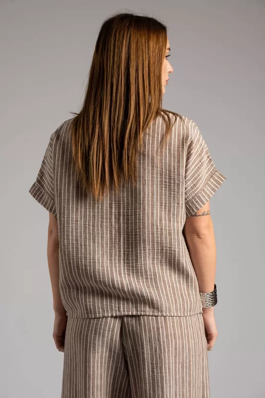 Shirt Mao Stripes
