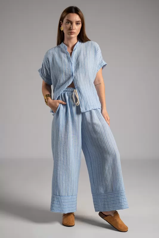 Shirt Mao Stripes