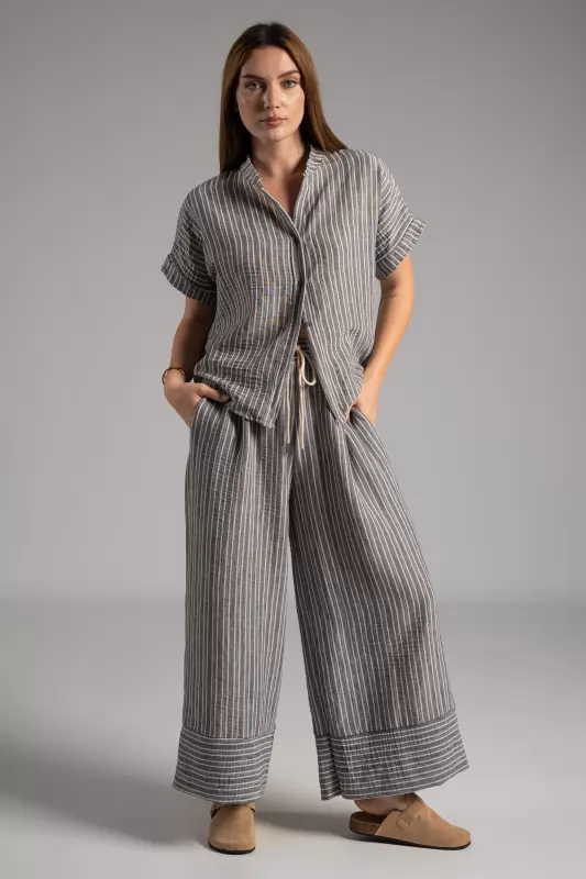 Shirt Mao Stripes