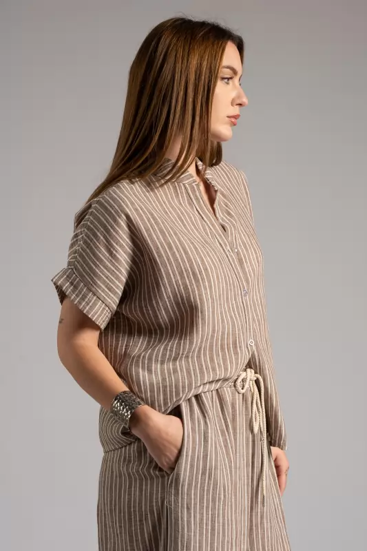 Shirt Mao Stripes