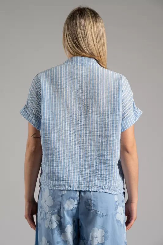 Shirt Mao Stripes