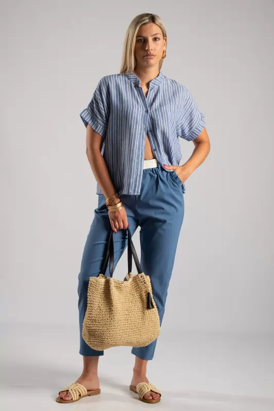 Shirt Mao Stripes