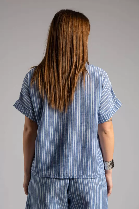 Shirt Mao Stripes