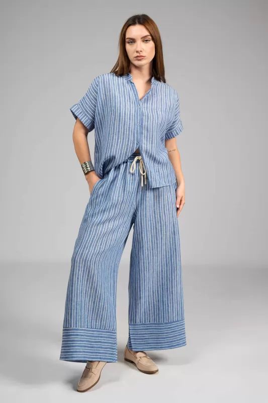 Shirt Mao Stripes