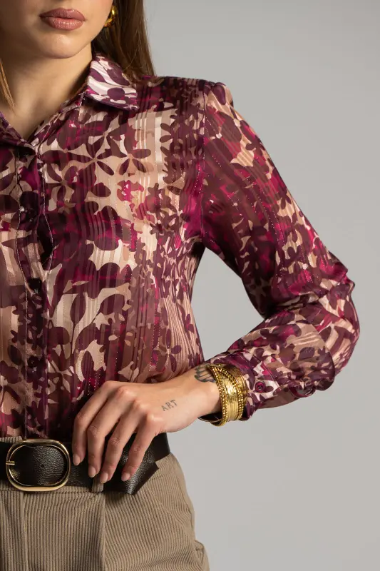Shirt Margaret Gold Thread