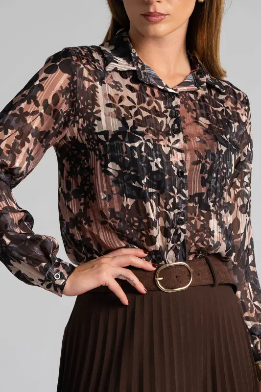 Shirt Margaret Gold Thread