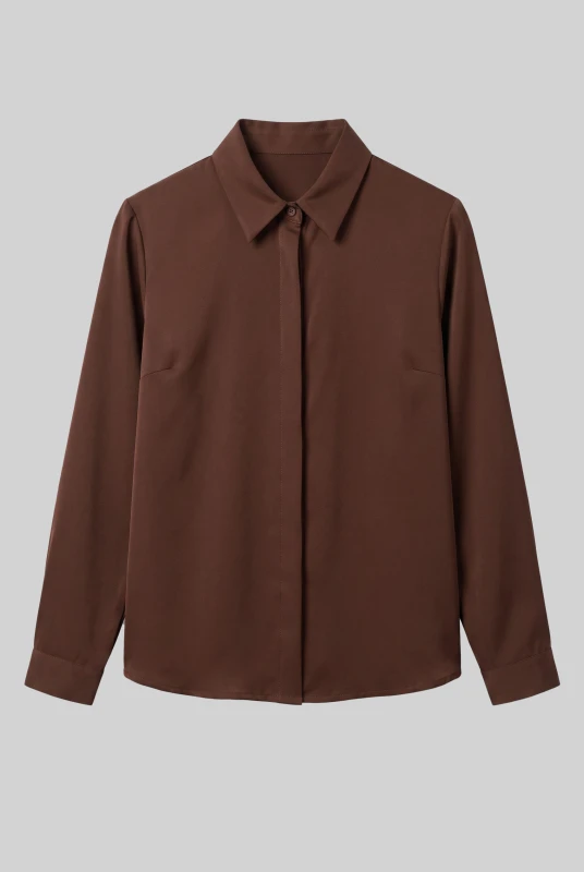 Shirt With Pleat