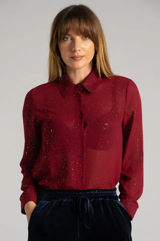 Πουκάμισο Με Στρας Λεπτομέρειες