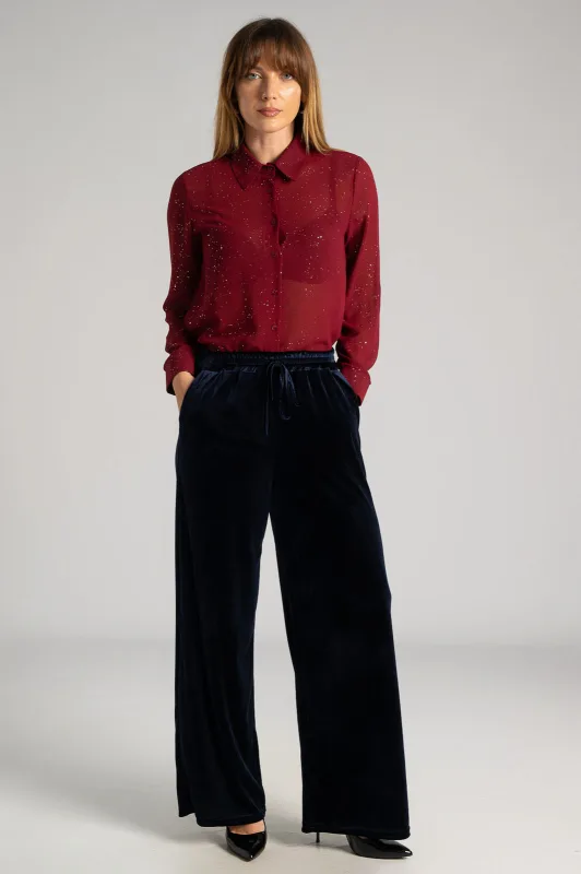 Shirt With Rhinestone Details 