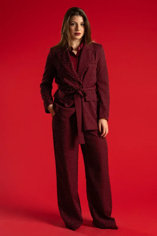 Shirt With Rhinestone Details 