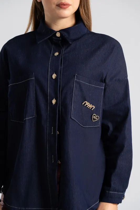 Shirt Metal Buttons Pins