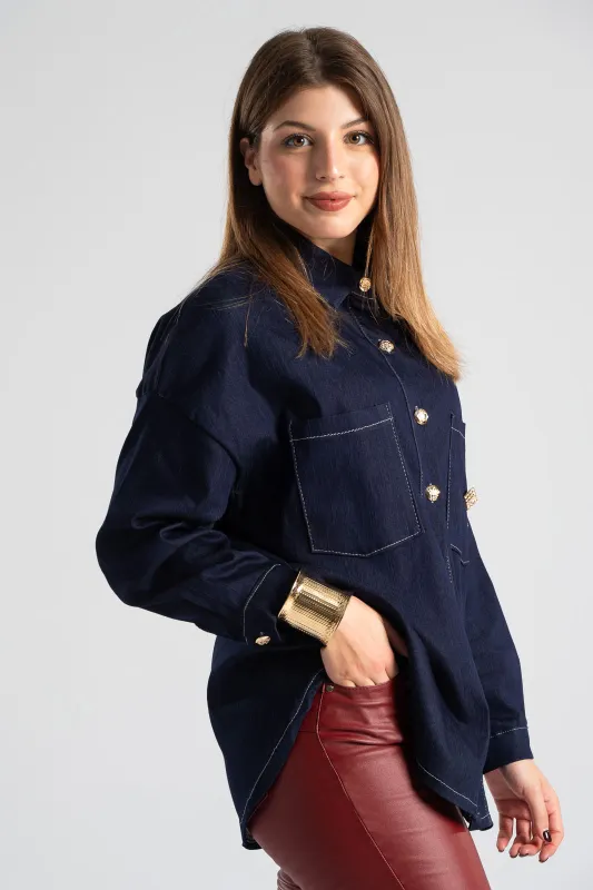 Shirt Metal Buttons Pins