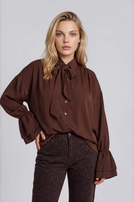 Πουκάμισο Μονόχρωμο Oversized