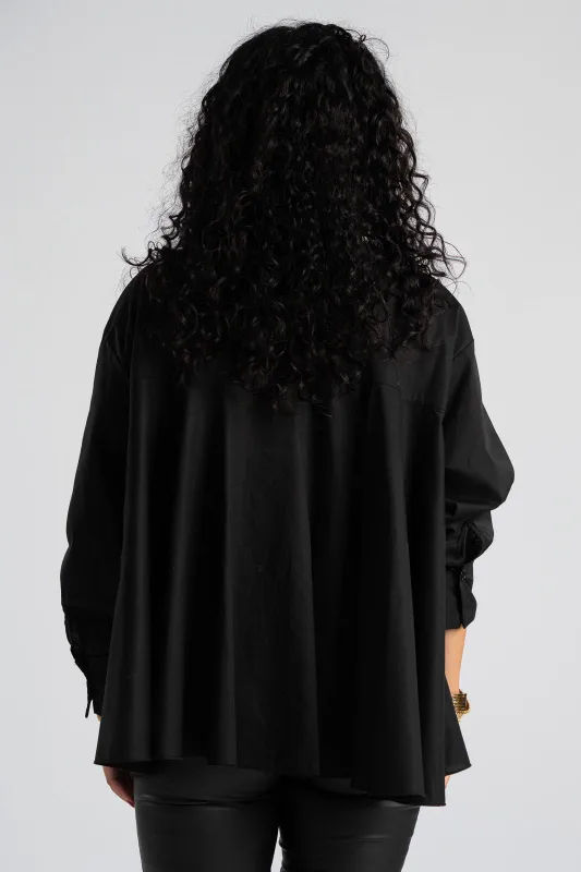 Πουκάμισο Μονόχρωμο Πιέτες