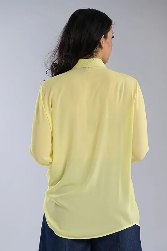 Πουκάμισο Μονόχρωμο Στρας Γιακάς