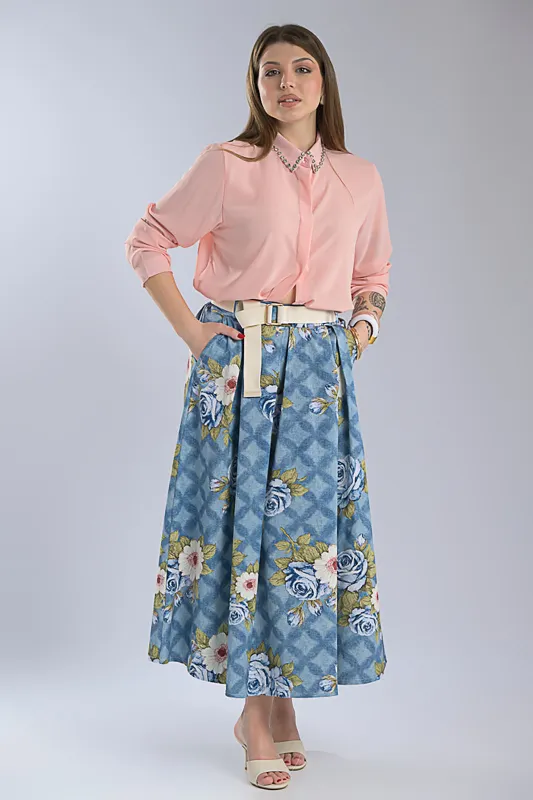 Πουκάμισο Μονόχρωμο Στρας Γιακάς